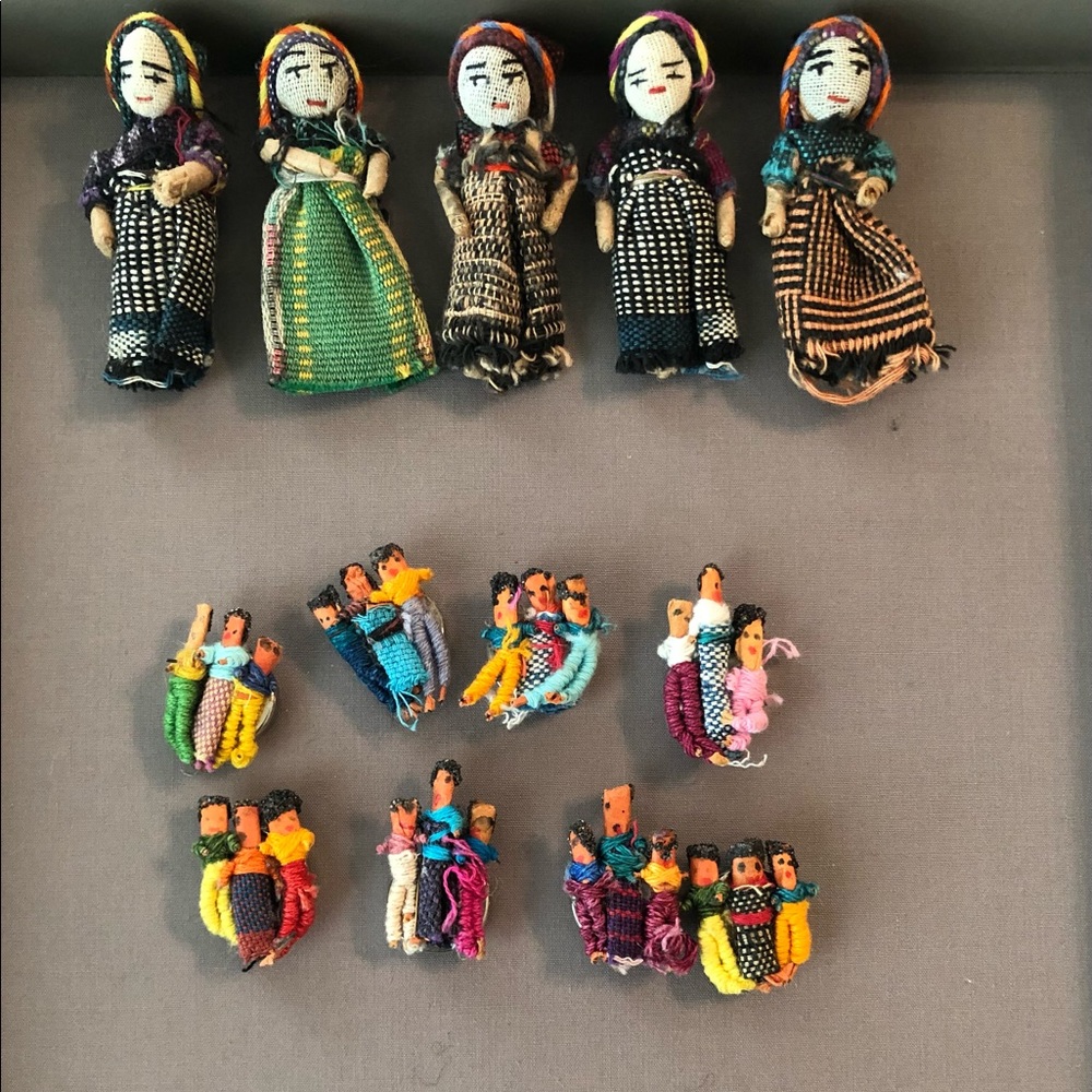 Worry Doll Button Covers